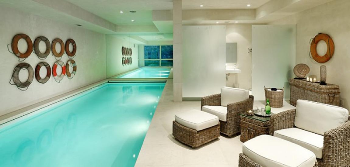 Modern indoor pool